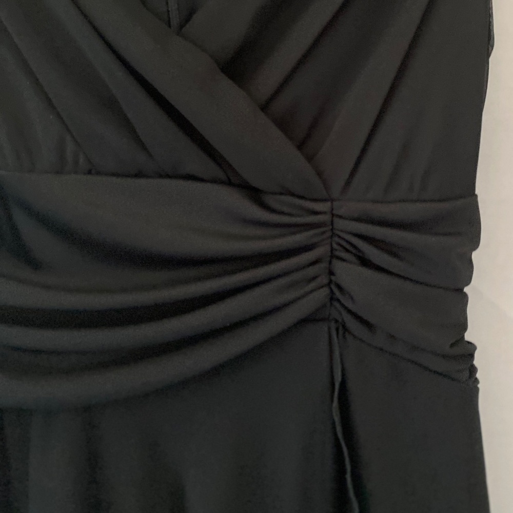 Connected Apparel Beautiful Black Cocktail Dress - Picture 6 of 13